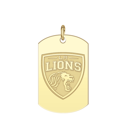 LA Lions Logo Tag Large