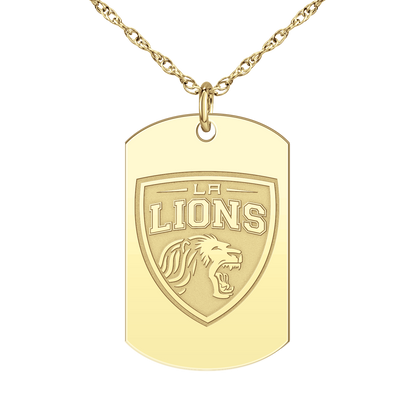 LA Lions Logo Tag Large