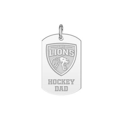 LA Lions Hockey Dad Tag