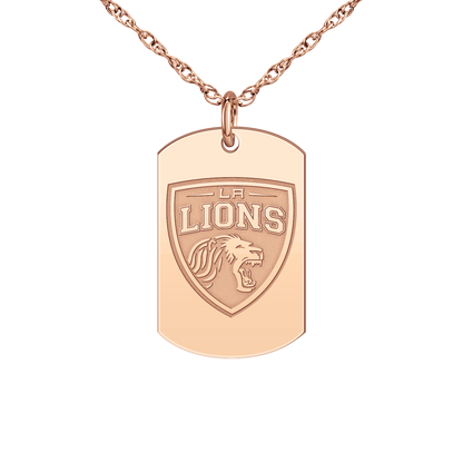 LA Lions Logo Tag Small