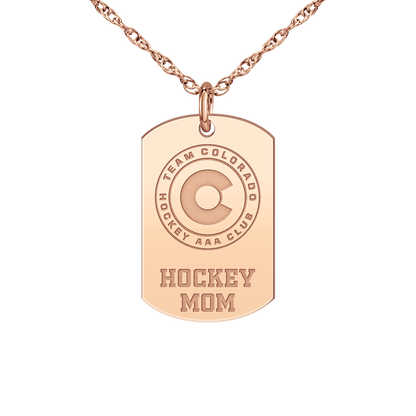 Team Colorado Hockey Mom Tag