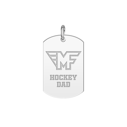 Mid Fairfield Hockey Dad Tag