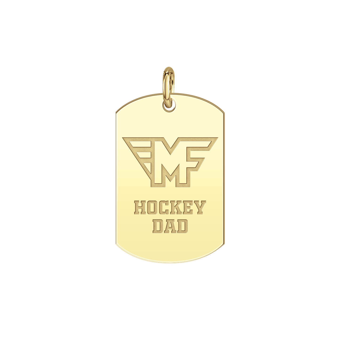 Mid Fairfield Hockey Dad Tag