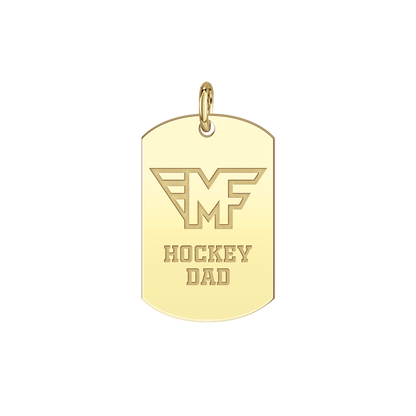 Mid Fairfield Hockey Dad Tag