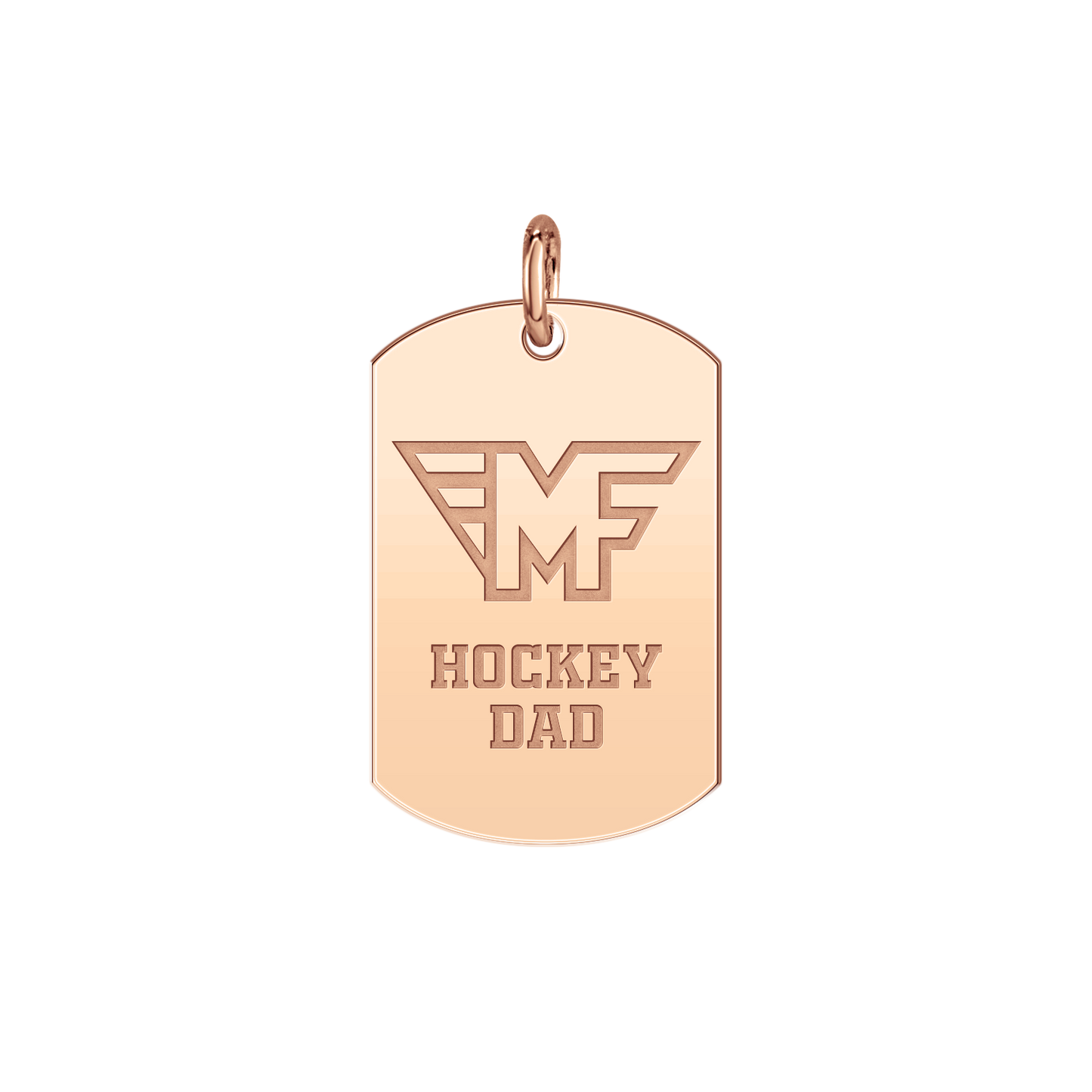 Mid Fairfield Hockey Dad Tag