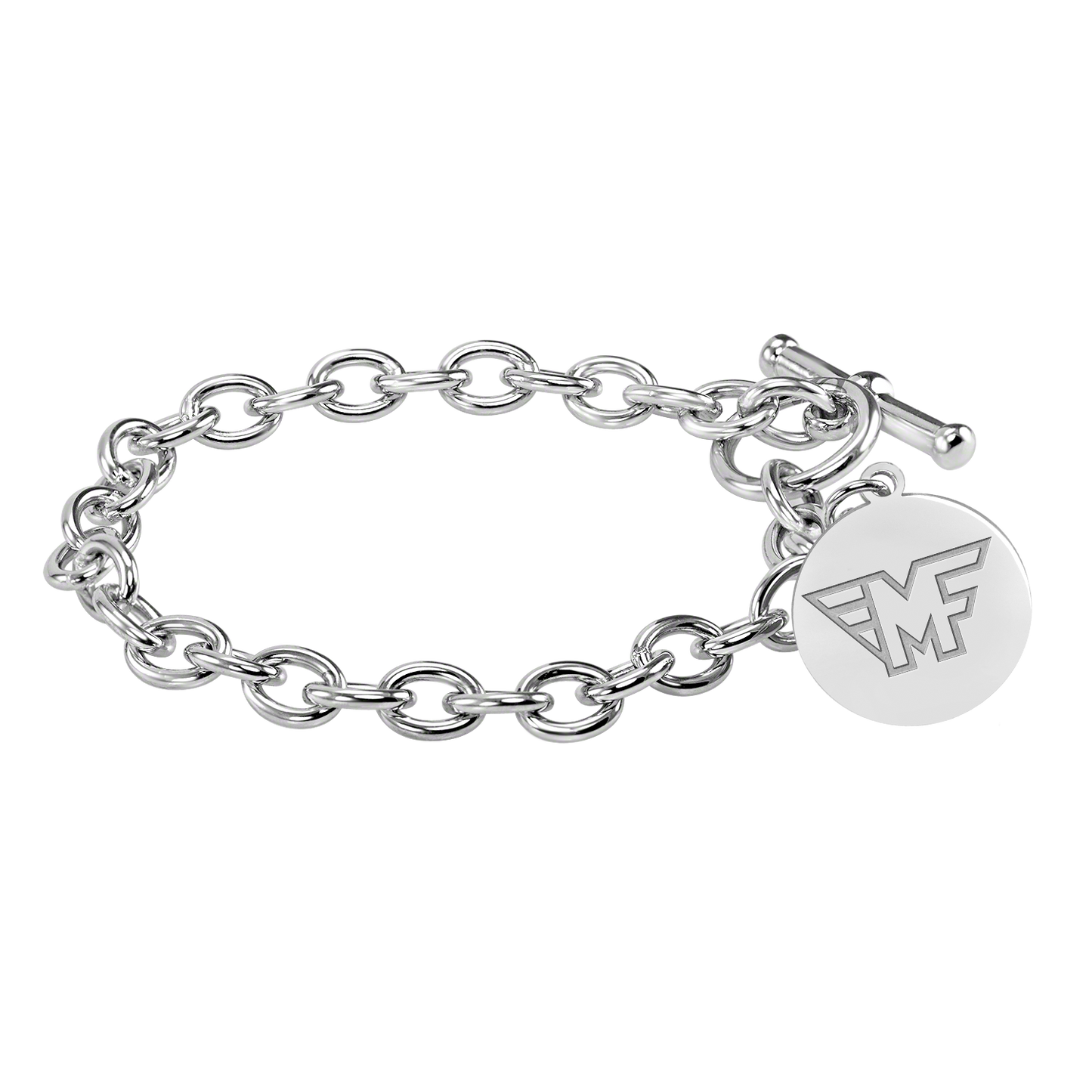 Mid Fairfield Logo Toggle Bracelet