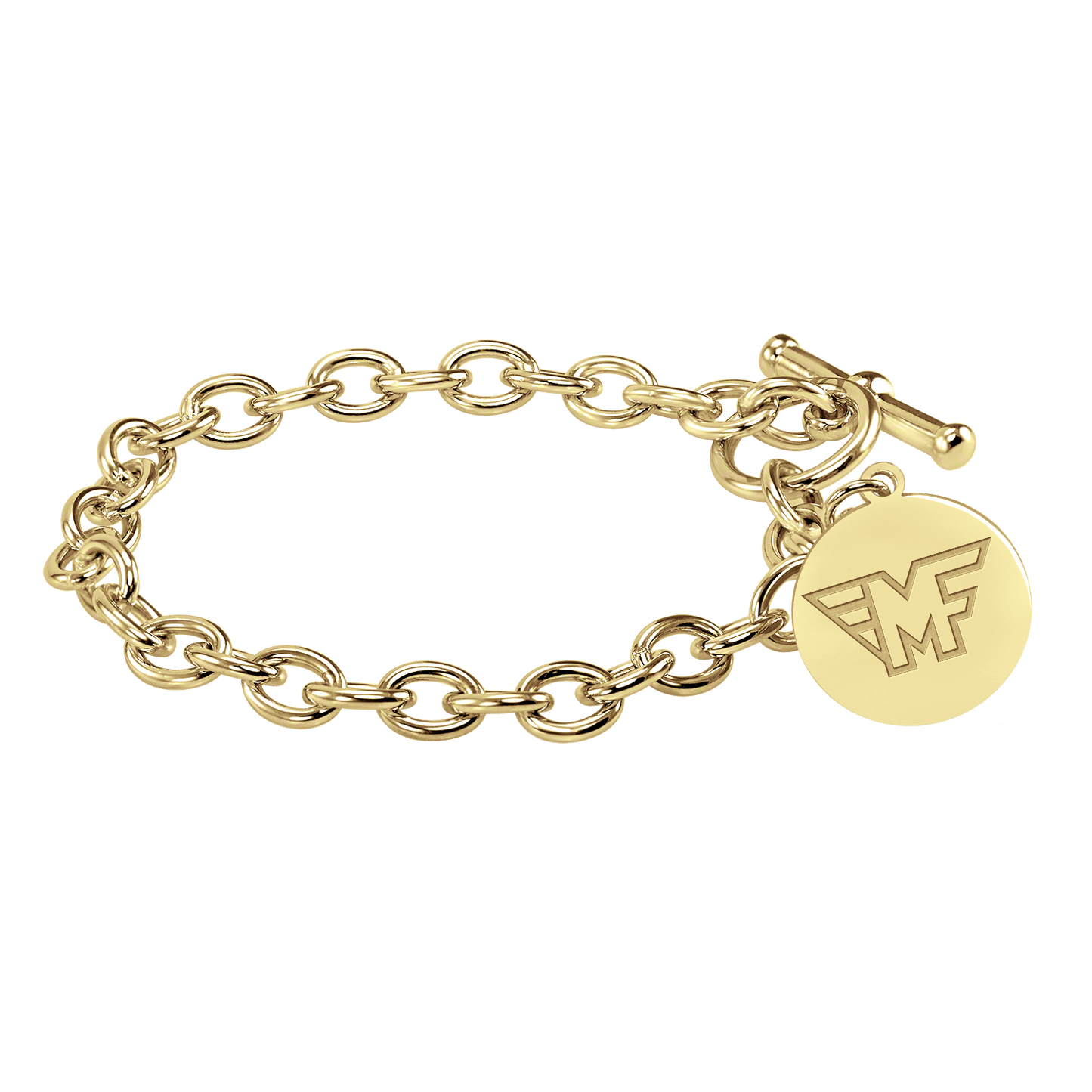 Mid Fairfield Logo Toggle Bracelet