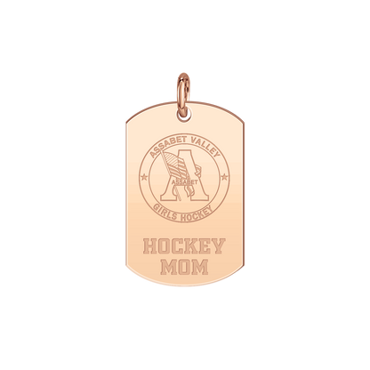 Assabet Valley Hockey Mom Tag