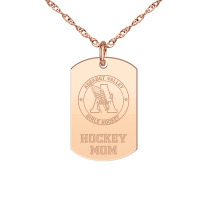 Assabet Valley Hockey Mom Tag
