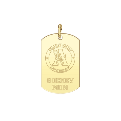 Assabet Valley Hockey Mom Tag