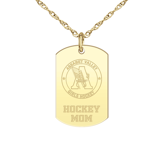 Assabet Valley Hockey Mom Tag