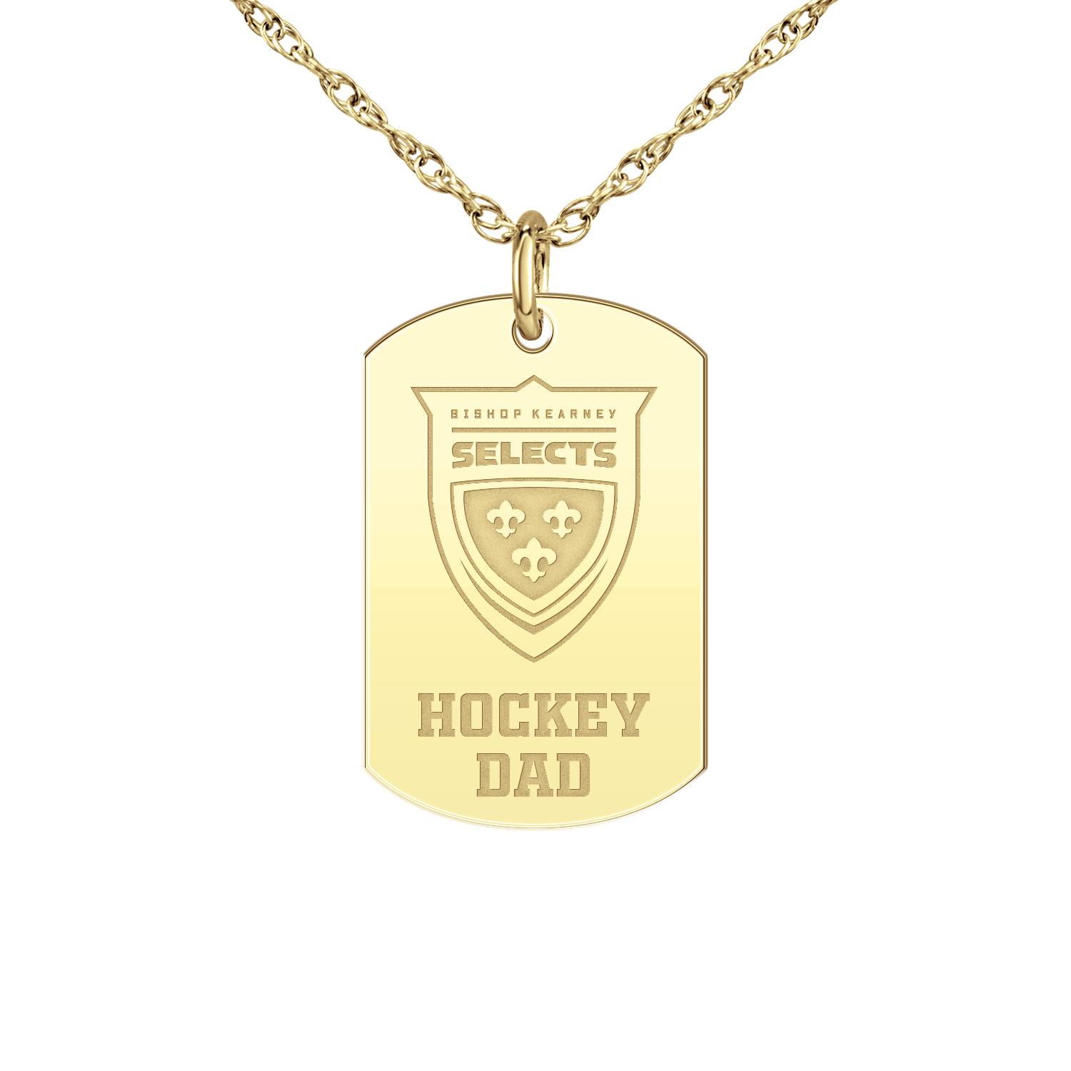 BK Selects Hockey Dad Tag