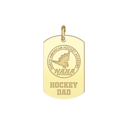 NAHA Hockey Dad Tag