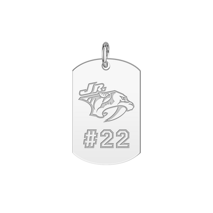 Nashville Jr Predators Players Tag Small