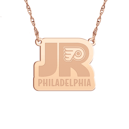 Philadelphia Jr Flyers Signature Logo Necklace
