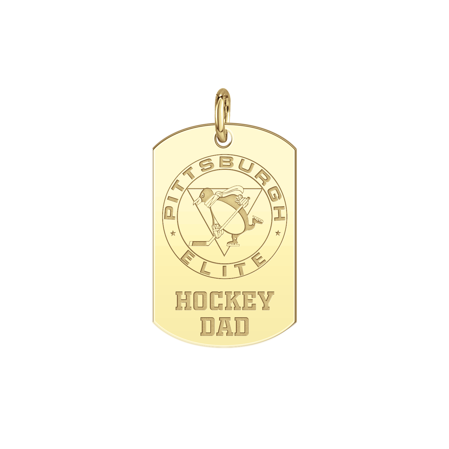 Pittsburgh Elite Hockey Dad Tag