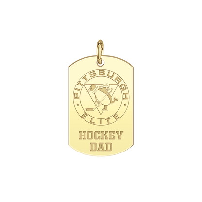 Pittsburgh Elite Hockey Dad Tag