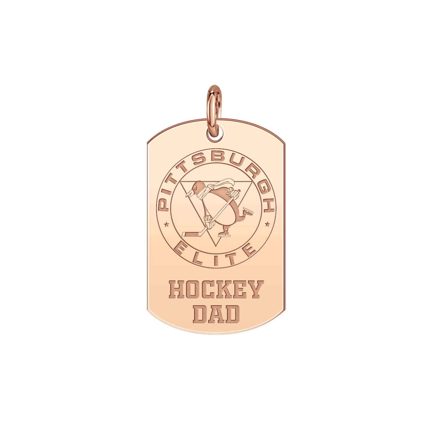 Pittsburgh Elite Hockey Dad Tag