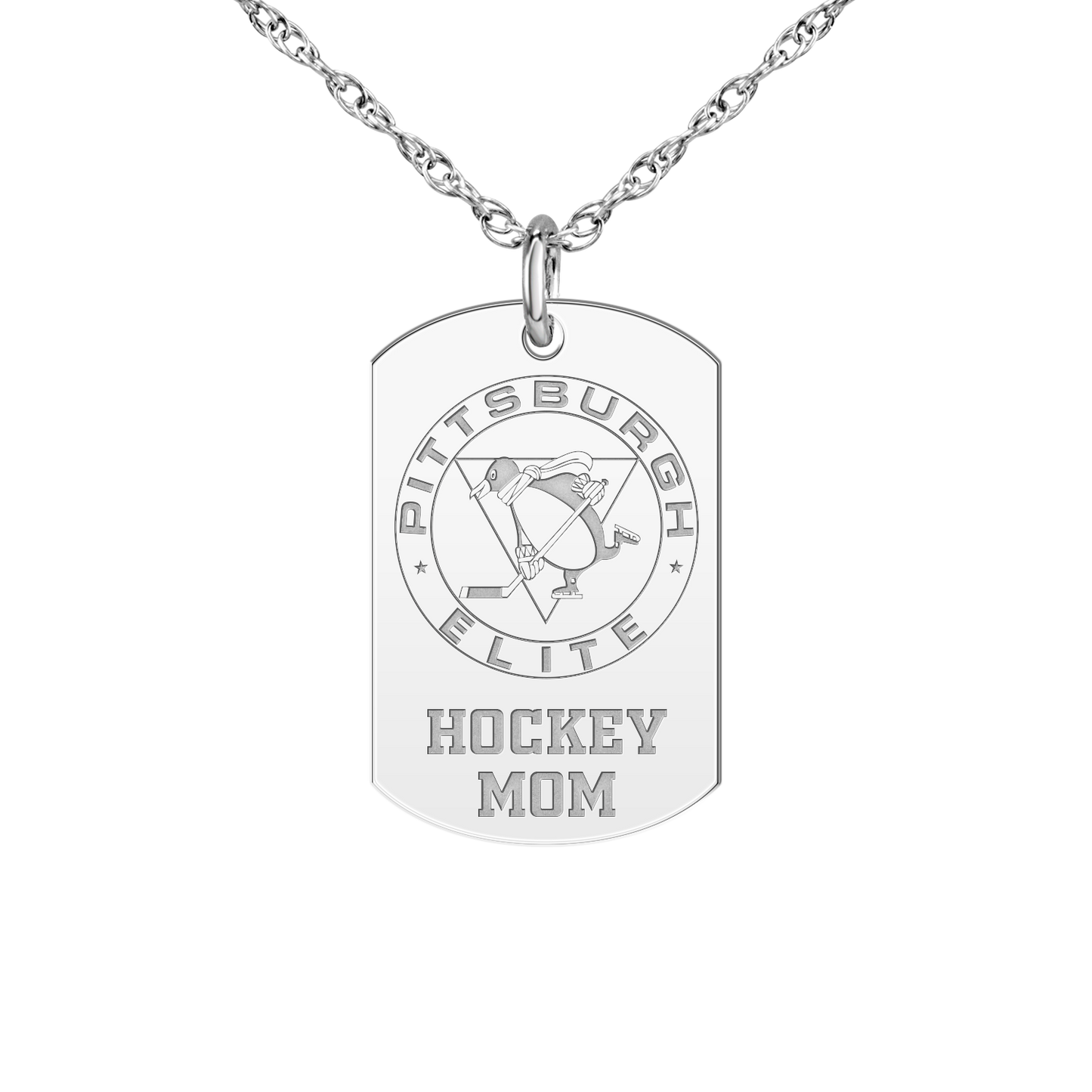 Pittsburgh Elite Hockey Mom Tag