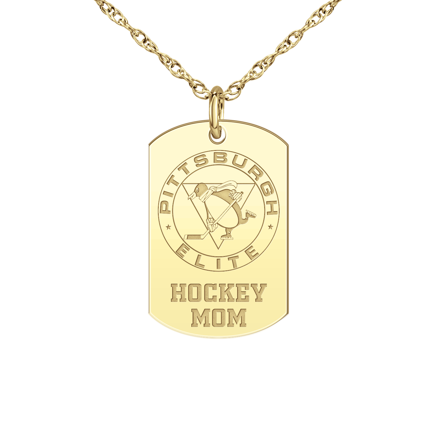 Pittsburgh Elite Hockey Mom Tag