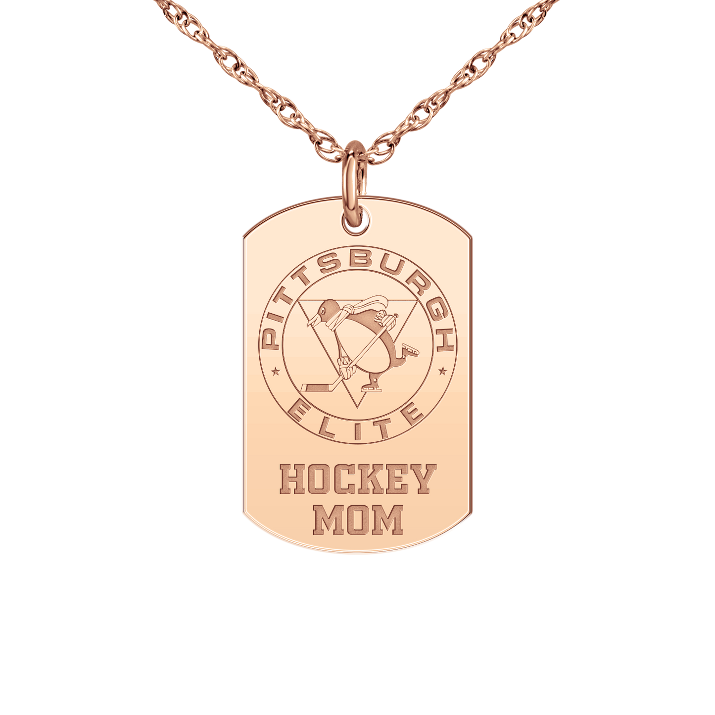 Pittsburgh Elite Hockey Mom Tag