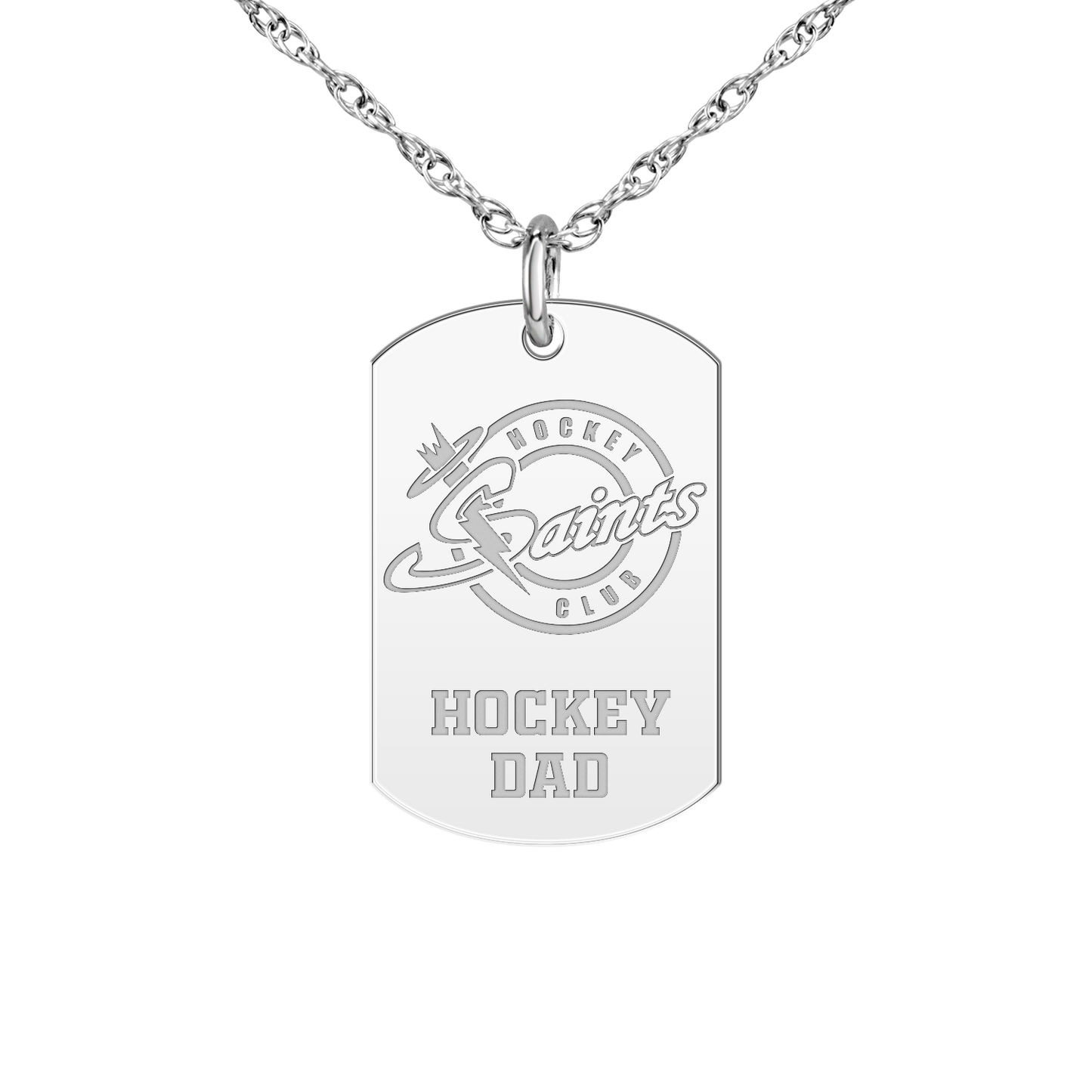 Saints Hockey Club Hockey Dad Tag