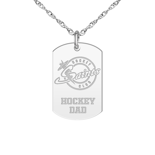 Saints Hockey Club Hockey Dad Tag