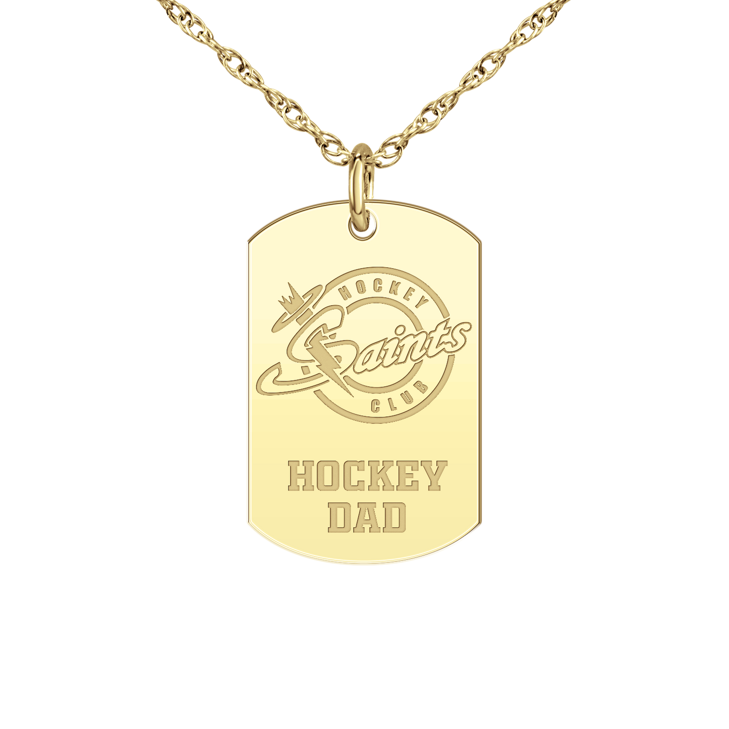 Saints Hockey Club Hockey Dad Tag