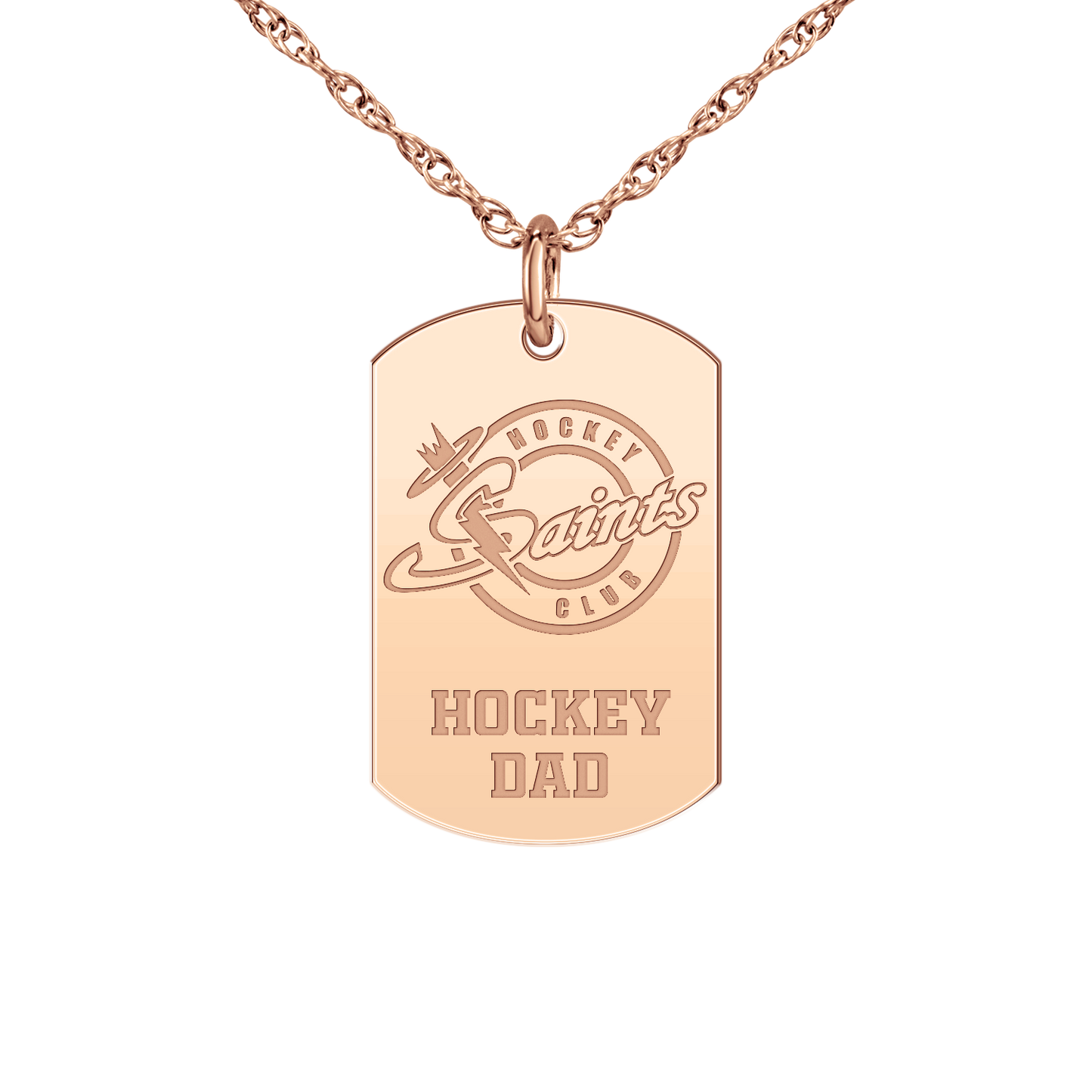 Saints Hockey Club Hockey Dad Tag