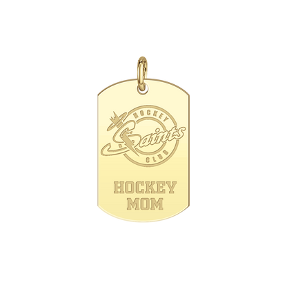 Saints Hockey Club Hockey Mom Tag