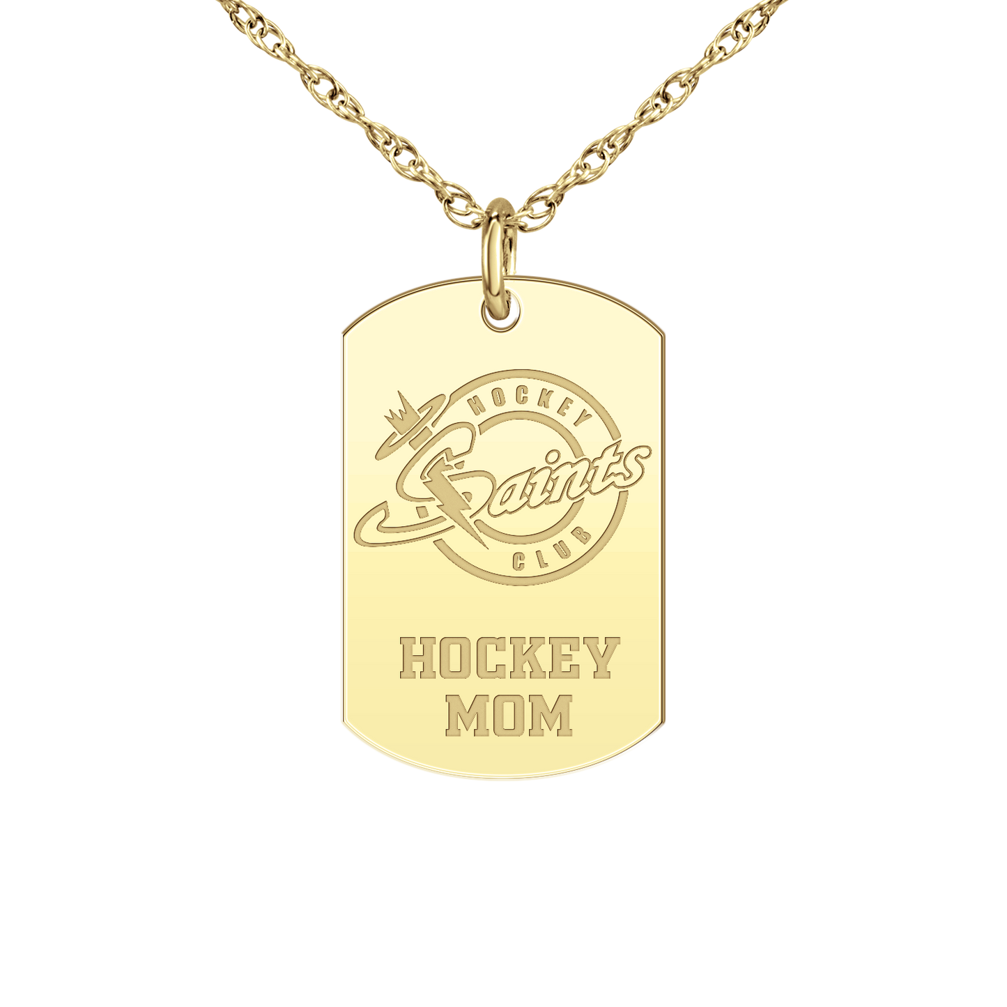 Saints Hockey Club Hockey Mom Tag