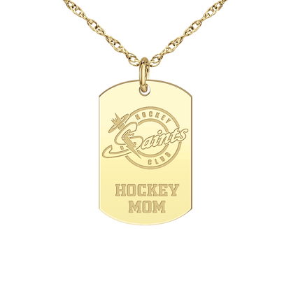Saints Hockey Club Hockey Mom Tag