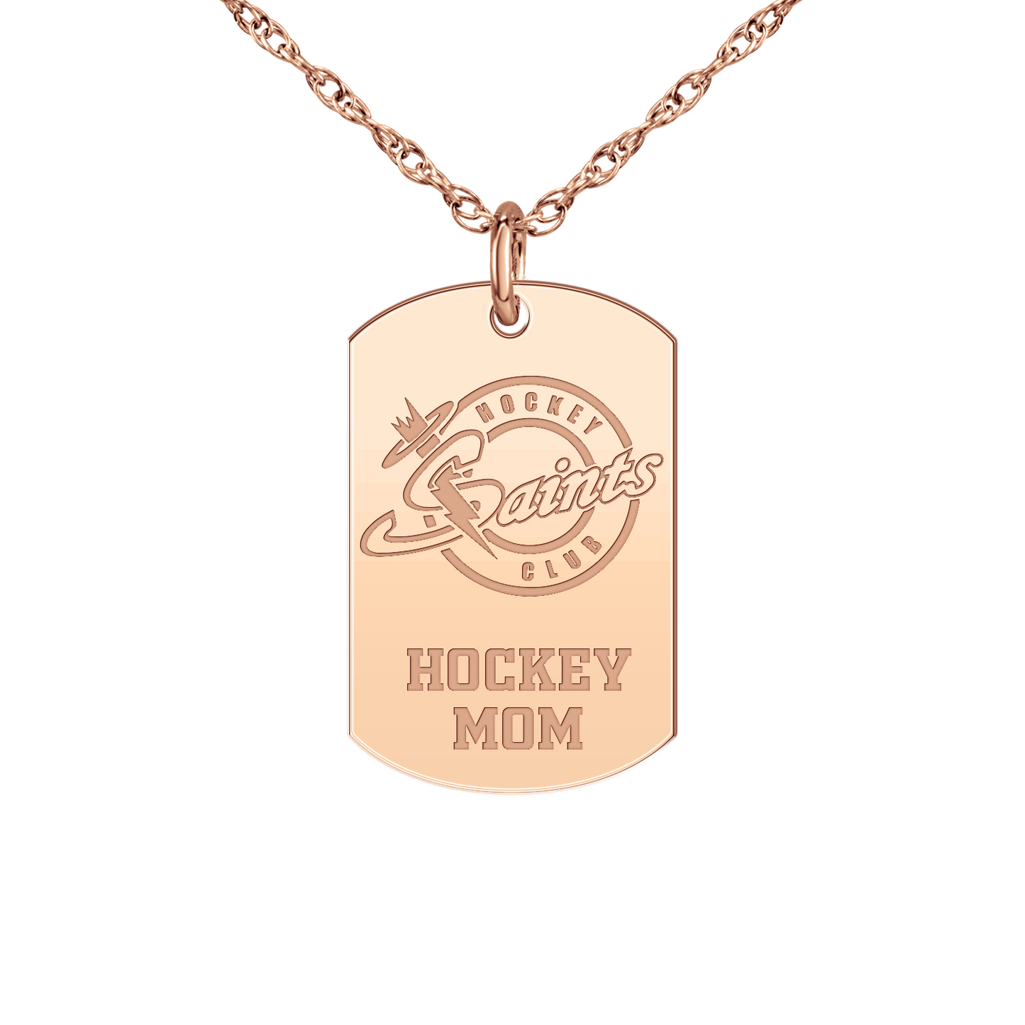 Saints Hockey Club Hockey Mom Tag