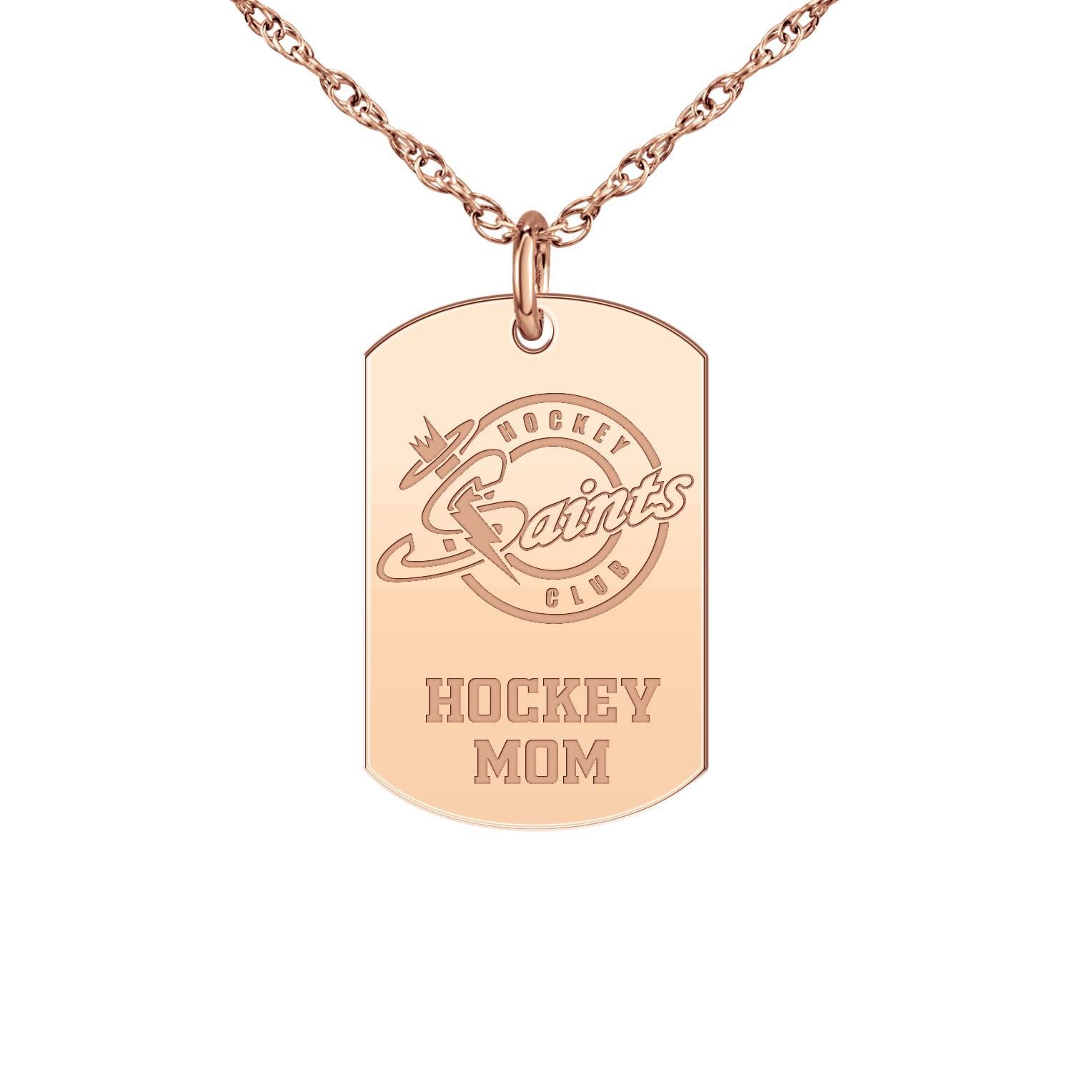 Saints Hockey Club Hockey Mom Tag