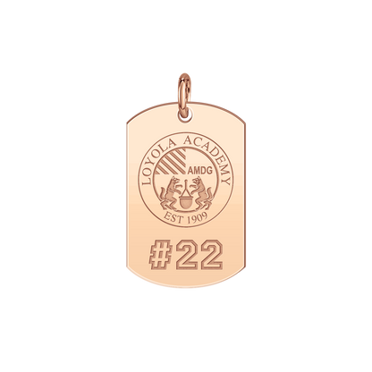 Loyola Academy Seal Players Tag Small