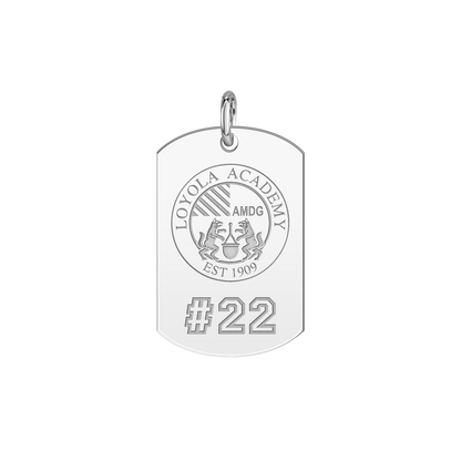 Loyola Academy Seal Players Tag Small