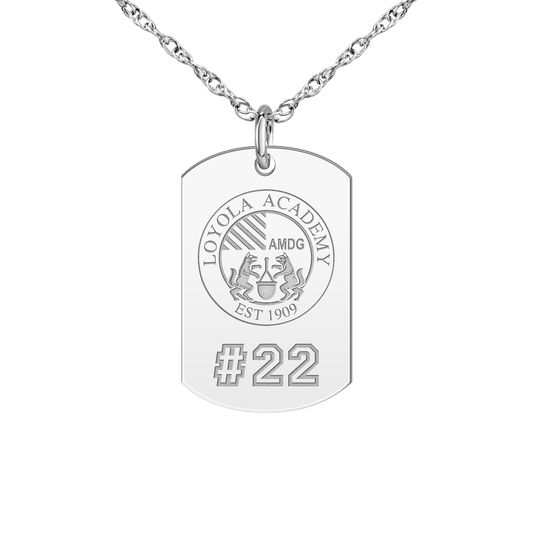 Loyola Academy Seal Players Tag Small
