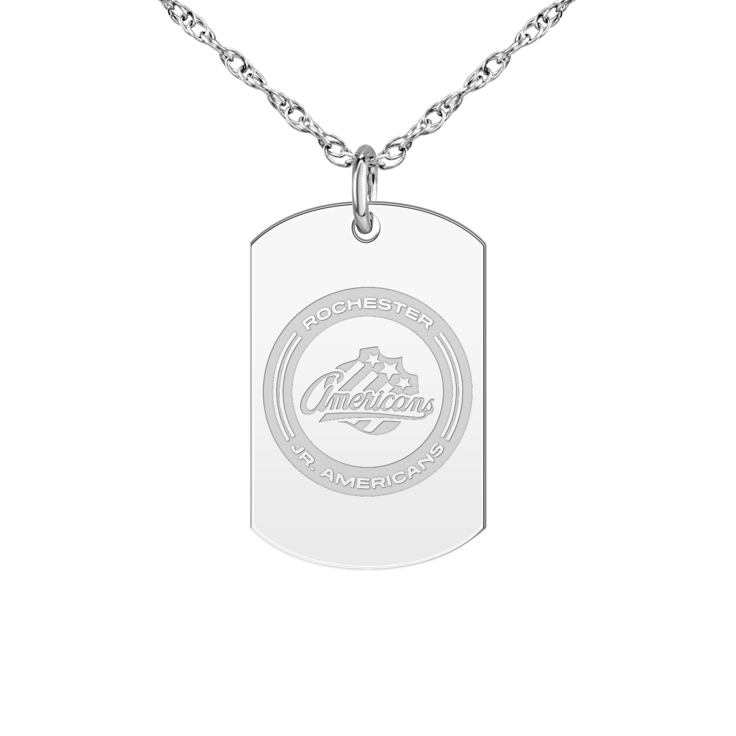 Rochester Jr. Americans Signature Tag Small