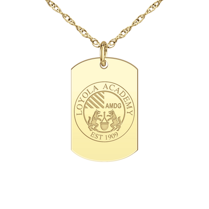 Loyola Academy Seal Tag Small