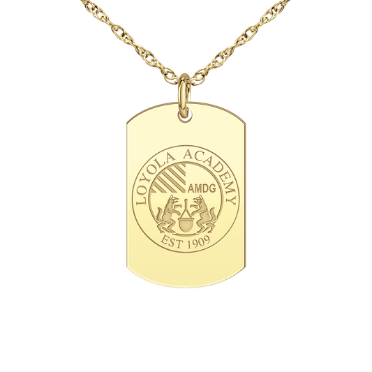 Loyola Academy Seal Tag Small
