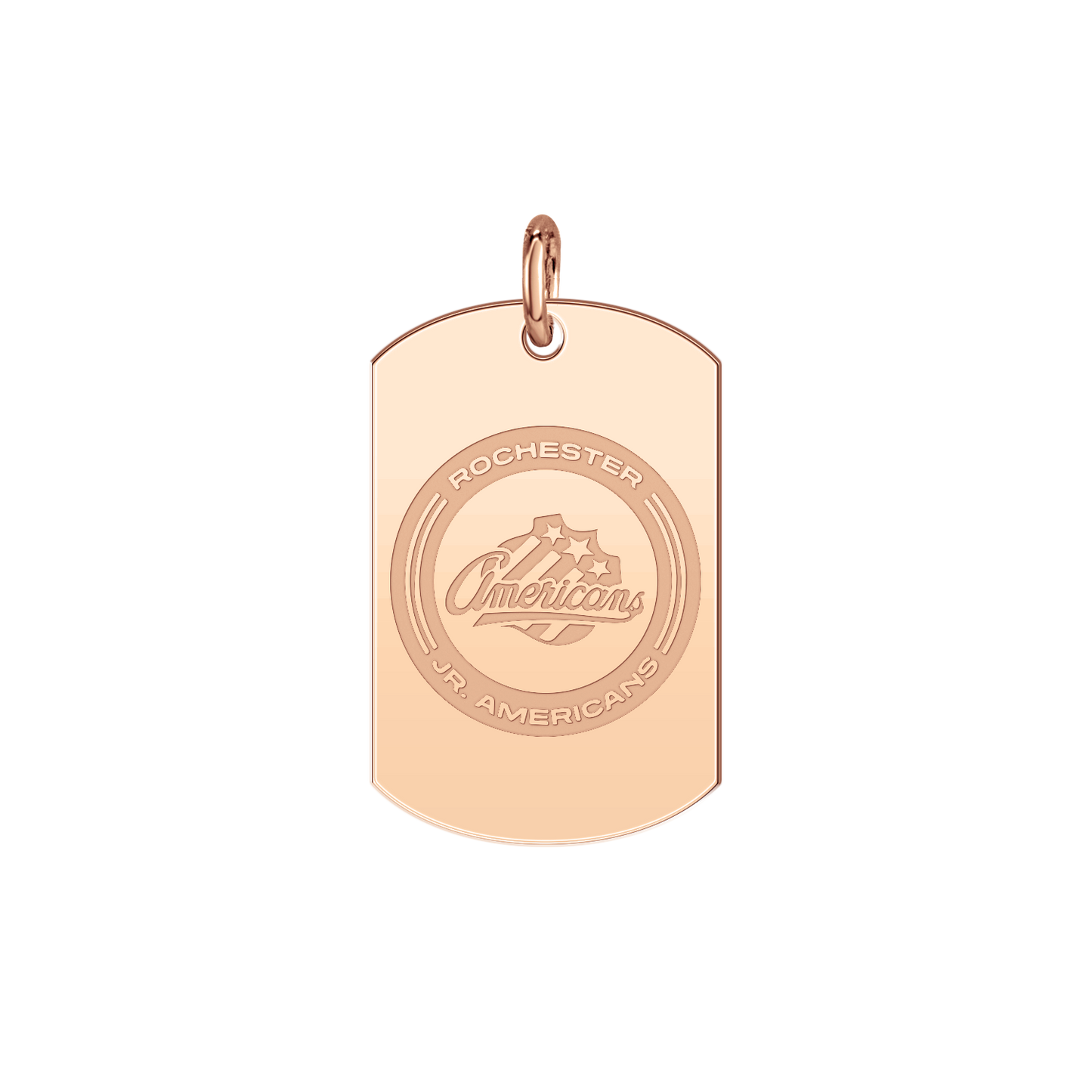 Rochester Jr. Americans Signature Tag Small