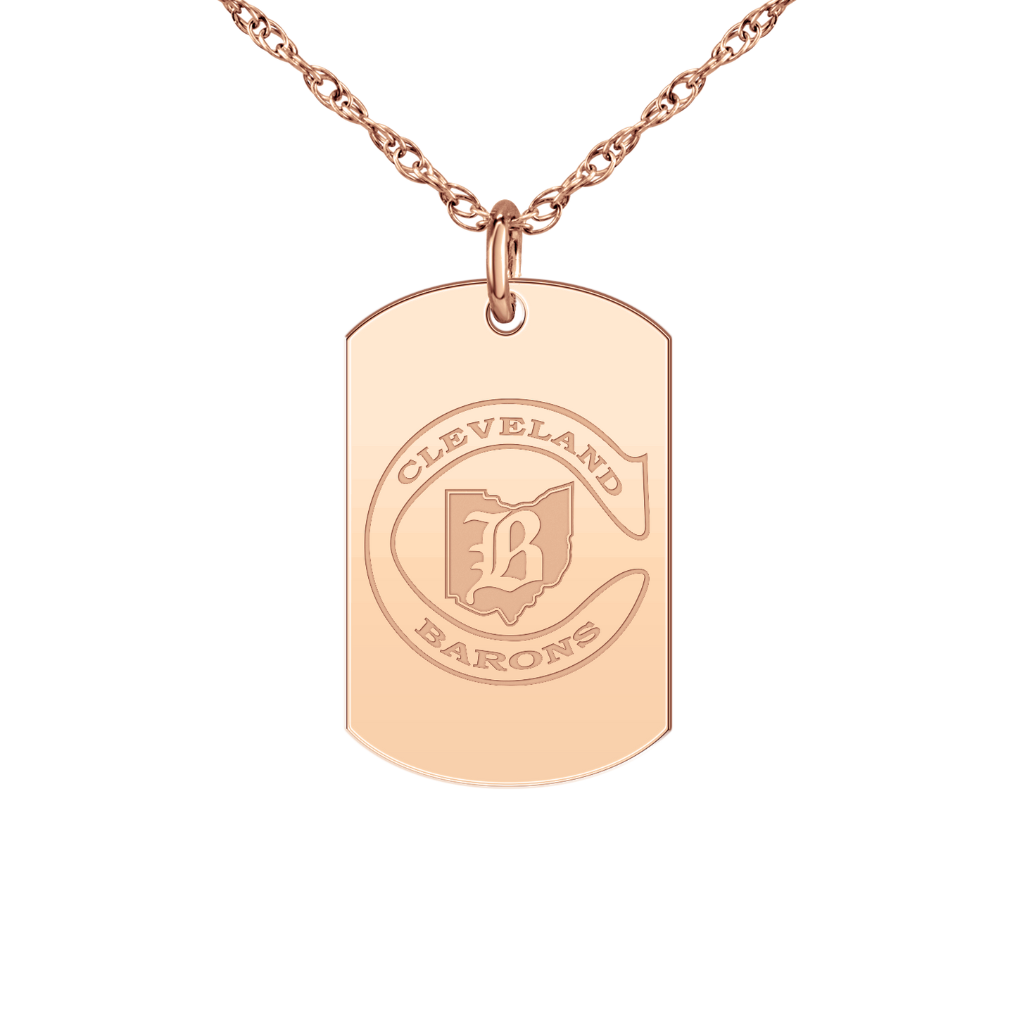 Cleveland Barons Signature Tag Small