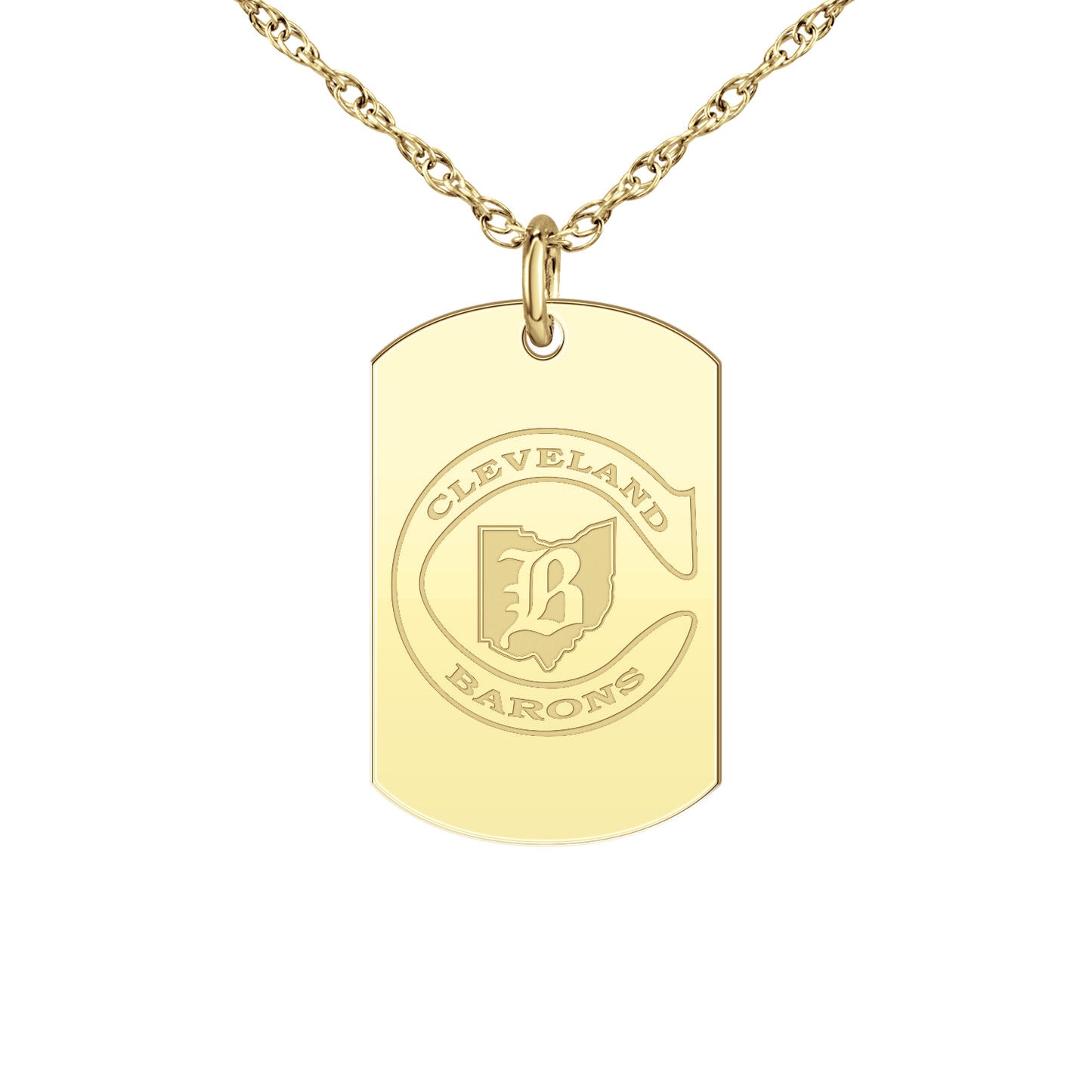 Cleveland Barons Signature Tag Small