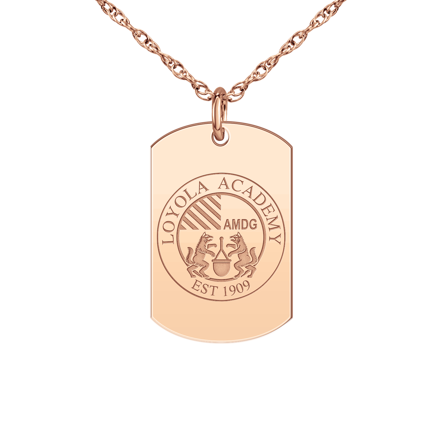 Loyola Academy Seal Tag Small
