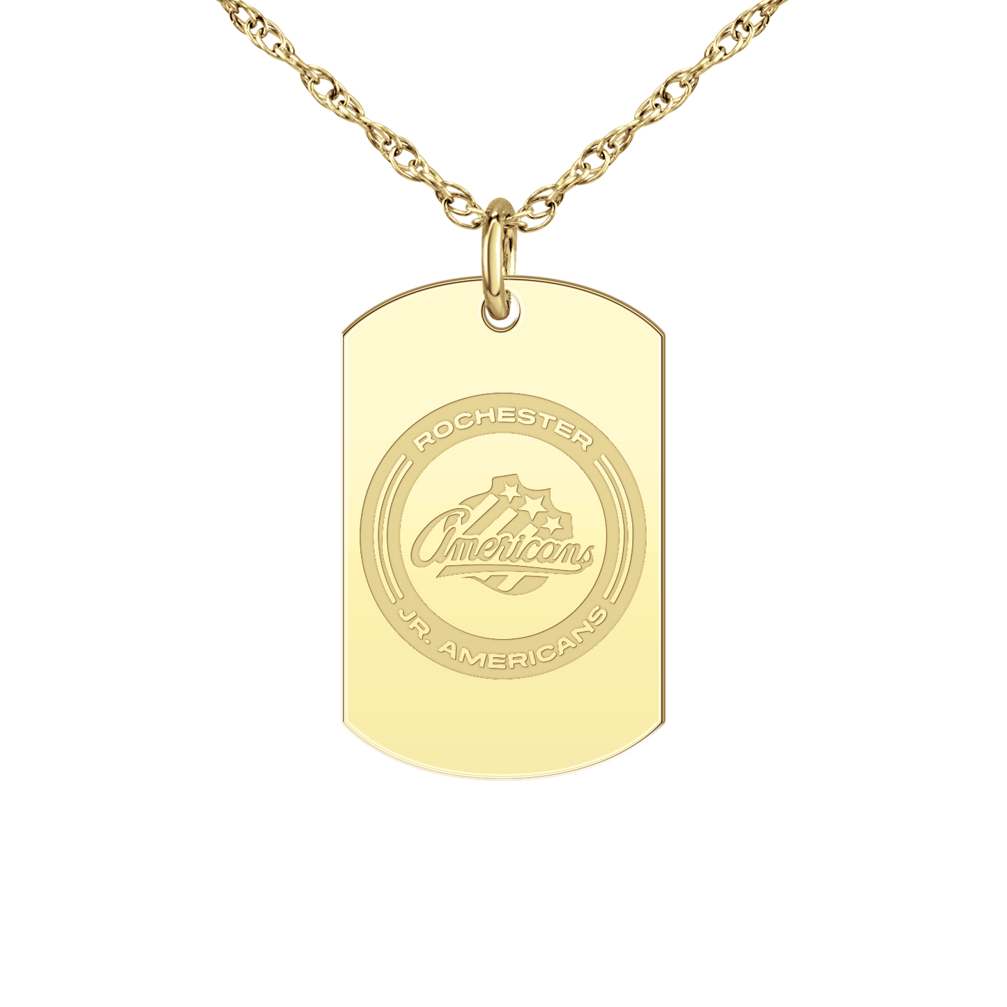 Rochester Jr. Americans Signature Tag Small