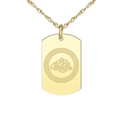 Rochester Jr. Americans Signature Tag Small
