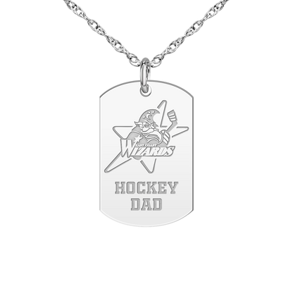 East Coast Wizards Hockey Dad Tag