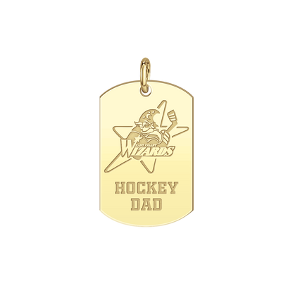 East Coast Wizards Hockey Dad Tag