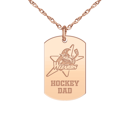 East Coast Wizards Hockey Dad Tag