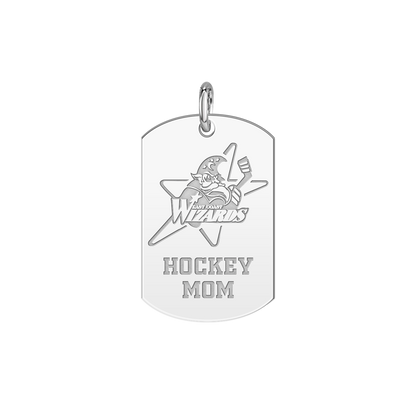 East Coast Wizards Hockey Mom Tag